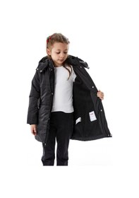 Resim Benitto Kids Kız Çocuk Kapüşonlu Kışlık Şişme Mont 51352 Siyah 