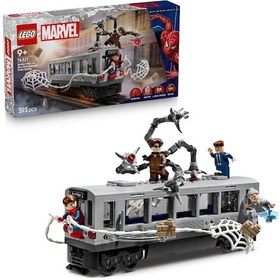 Resim LEGO® ǀ Marvel Örümcek Adam ile Doktor Oktopus Metro Sahnesi 76321 - 9 Yaş ve Üzeri Çocuklar için Yaratıcı Oyuncak Yapım Seti (393 Parça) 