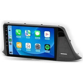Resim Cartech CRT-464 QLED Ekran Toyota Chr 2016 2018 4gb Ram 64GB Hafıza Carplay Android Multimedya Teyp 