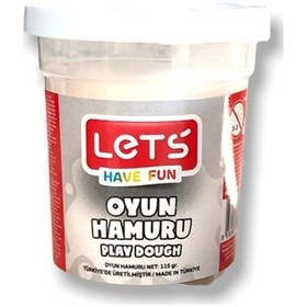 Resim Lets Oyun Hamuru 115 G Beyaz - 2 Adet 