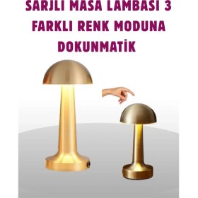 Resim Kaia Life Taşınabilir Dokunmatik LED Lamba – Sıcak & Soğuk Işık Ayarı 