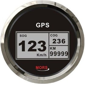 Resim Sürat Göstergesi 55 Mph Siyah Gps Antenli Siyah 