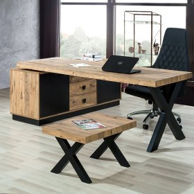 Resim Eymense Aspendos Siyah Ofis Takımı 