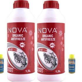 Resim Nova -40 Derece Kırmızı Antifriz 2 X 1.5Lt 3Litre 2Csb 