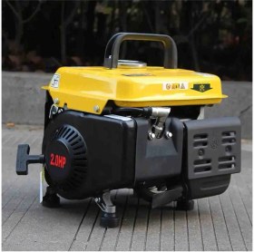 Resim 2 Zamanlı 1 Kva Benzinli Monofaze Mini Çanta El Tipi Ipli Jeneratör 