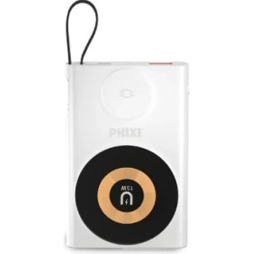 Resim Populermarketim - PW2250 15W Magsafe Tasınabilir 3in1 Kablosuz Sarj Cihazı 