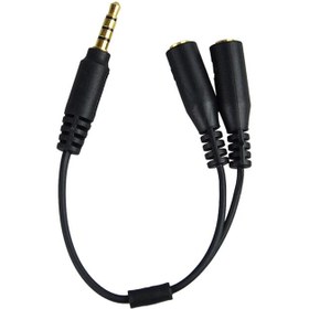 Resim JJC Cable-SPY1 Telefon & Tablet İçin Mikrofon Adaptörü (3.5mm TRSS Erkek - 3.5mm TRS Dişi) 