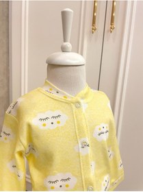 Resim İPGON Sevilla Bebek Pijama Takımı Çıtçıtlı Bulut Desenli 