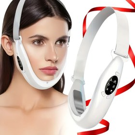Resim V Hat Yüz Kaldırma Masaj Aleti, USB Şarj Edilebilir Yüz Şekillendirme Cihazı - Beyaz, Anneler Günü için Arkadaşa Hediye 