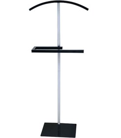 Resim Hitit Dekorasyon Polla Gümüş & Siyah Metal Dilsiz Uşak 45x26x115 Cm 