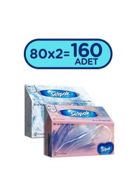Resim Selpak El ve Yüz Havlusu 2 x 80'li 