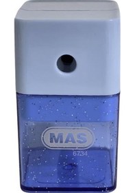 Resim Mas 6734 Masaüstü Kollu Kalemtraş - Mavi 