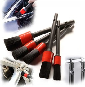 Resim Dalian Home DALİAN HOME 5'li Kaliteli Farklı Boyutlarda Oto Detay Fırça Seti Oto Araba Klima Temizleme Fırçası 