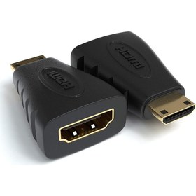 Resim Mini HDMI Dönüştürücü HDMI Dişi (Tip-A) - Mini HDMI Erkek (Tip-C) Mını HDMI 