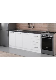Resim Minar 190 Cm Mutfak Dolabı Beyaz 190-B1-Alt Modül Beyaz 