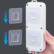 Resim 1/3/5 Çift Güçlü Yapışkanlı Kancalar, İz Bırakmaz, Ana Tokalar, Delme Gerektirmez, Çok Fonksiyonlu, Su Geçirmez, Banyo, Mutfak, Ev, Duvar Asma, Mobil Yapışkanlı Kancalar, Yardımcı Kancalar 