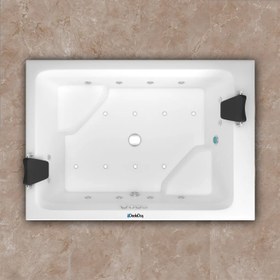 Resim Zeus | Jakuzi | Oturmalı - 140x200 / Kırmızı / 2 Kişilik 