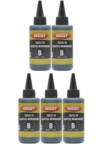 Resim ekoset Epson Ecotank L3070 Uyumlu Siyah Mürekkep 100 ml 5'li Set 