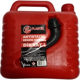 Resim Antistatik Benzin Yakıt Bidonu 5 Lt 