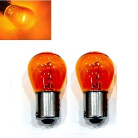 Resim P21w Turuncu Gündüz Farı Oto Ampulü Naturel Cam Tek Duy 