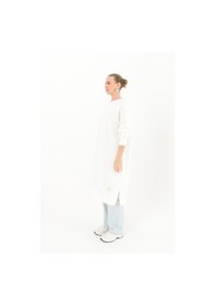 Resim Kadın Basic Uzun Tunic Ekru 