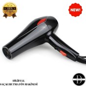 Resim Güçlü 5600 Kuaför Fön Makinesi, Profesyonel Saç Kurutma ve Şekillendirme 