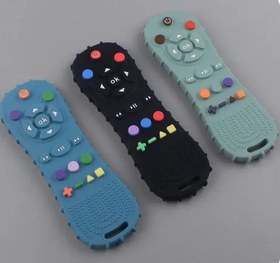 Resim Montessori Bebek Diş Kaşıyıcı Silikon Tek Parça Halka - Siyah 