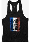Resim Bluu Hmblefr Fitness Gym Tank Top Sporcu Atleti (532942267) Siyah 