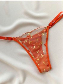 Resim La Linaa Flora Portakal Kadın Bralet Takım-turucu Turuncu 