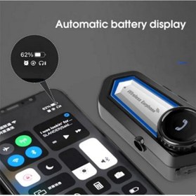 Resim Novahub Bt31 Kask İçin Bluetooth 5.0 Motosiklet Interkom Su Geçirmez Kablosuz Kulaklık - Yüksek Kalite Ve Konfor 
