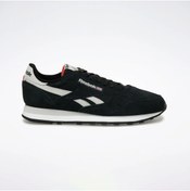 Resim Reebok Classic Leather Erkek Siyah Sneaker 