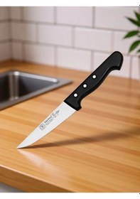 Resim Sürmene Et Kasap Bıçağı 24 Cm Pimli Paslanmaz Çelik Kemik Sıyırma Doğrama Kesim Bıçağı Sürbisa 61008 