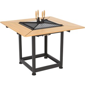 Resim Hotbbaq Hot Venüs 4 Kişilik Masa Tipi Barbekü Mangal 