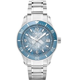 Resim Montblanc Iced Sea Automatic Date 0 Oxygen 134022 Altın - Mavi 