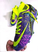 Resim LALİGA AİR LALİGA KRAMPON ÇORAPLI MOR SARI DESENLİ 