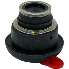 Resim Termos Kapağı Kırmızı Kulplu Yedek Kapak, Penguen Uyumlu 