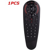 Resim G30s Sesli Hava Fare 33 Tuşlu Ir Öğrenme 2.4g Kablosuz Uzaktan Kumanda Android G30s Gyro 