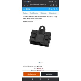 Resim 9638053380 Pejo Için Koltuk Isıtma Modülü Sıcaklık Kontrol Ünitesi 