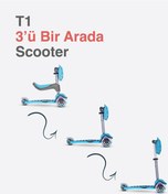 Resim Smartrike T1 3 Ü 1 Arada Oturaklı Ve Çantalı Çocuk Scooterı 15 Ay - 5 Yaş 001 
