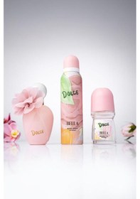 Resim Dolce Bella Kadın Parfüm EDT 100 ML + Roll-On + Sprey Deodorant 150 ML 