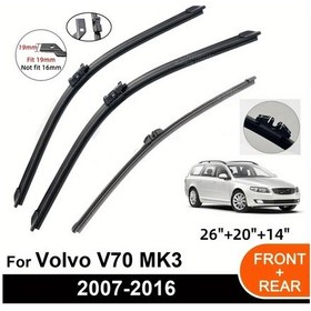 Resim Topshop1 Volvo V70 S40 S60 S80 V50 V60 Xc60 Xc70 Ön Arka Cam Sileceği Takımı 2006-2022 
