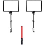 Resim Gdx PRO Led GX-300 & ST-60 RGB Led Tüp Gamer Yayıncı Led Işık Kiti 