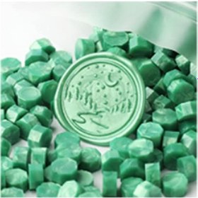 Resim Mühür Mumu 100 Davetiye Için 300 Boncuk Model: 43 Çam Yeşili 