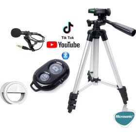 Resim Microsonic 3888 102CM Professional Kamera Tripodu 