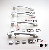 Resim Megane 3 Clio 4 Scenic 3 Captur 1 için 4X Dış Kapı Kolu 
