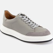 Resim Avva Erkek Gri %100 Deri Esnek Taban Sneaker Ayakkabı A31Y8070 Avva