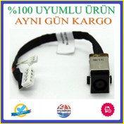 Resim HP Uyumlu Probook 4530S Dc Jack Kablolu Şarj Soketi 