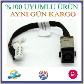 Resim HP Uyumlu Probook 4730S Dc Jack Kablolu Şarj Soketi 
