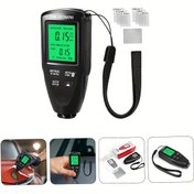 Resim GOXAWEE Dijital Kaplama Kalınlık Ölçer - Yüksek Hassasiyet 0.01μm, ABS Kaymaz Tasarım, Pille Çalışan Boya Metre (Metal & Otomotiv Testleri İçin), Profesyonel Teşhis Aracı, Ergonomik El Tipi Cihaz, Dayanıklı Yapı, Güvenilir Ölçüm Aleti (Beyaz/Kırmızı/Siyah) 