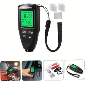 Resim GOXAWEE Dijital Kaplama Kalınlık Ölçer - Yüksek Hassasiyet 0.01μm, ABS Kaymaz Tasarım, Pille Çalışan Boya Metre (Metal & Otomotiv Testleri İçin), Profesyonel Teşhis Aracı, Ergonomik El Tipi Cihaz, Dayanıklı Yapı, Güvenilir Ölçüm Aleti (Beyaz/Kırmızı/Siyah) 
